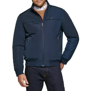 Chaqueta Tommy Hilfiger Performance Faux Memory Navy Para Hombre