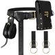 thumbnail image 1 of Riñonera medieval Renaissance Belt Pouch, accesorios de disfraz de pirata, talla S, 1 of 3