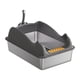 thumbnail image 5 of Caja De Arena Para Mascotas Con Parte Superior Abierta Suministros Para Mascotas Bandeja De Arena Para Mascotas Con Parte Superior Abierta Para Gatos De Interior Gris Oscuro, 5 of 5