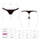 thumbnail image 2 of Bikini Calzón Estilo Tanga Con Amarras Negro Xl, 2 of 2