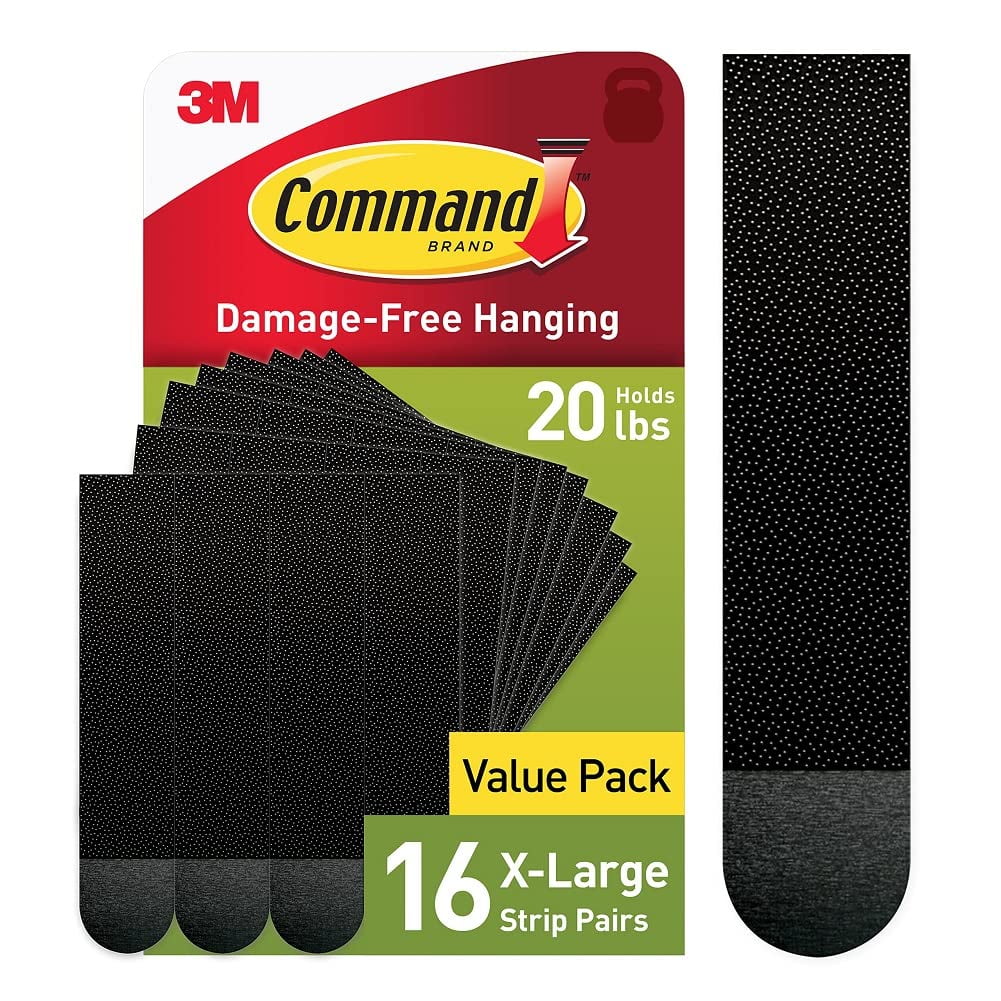 Tiras Para Colgar Cuadros Command, 9,07 Kg, Xl, 16 Pares (32 Tiras)