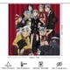 thumbnail image 2 of Soul Eater-theme 4-Piece Shower Curtain Set with Rugs, Waterproof Bathroom Decor Set Includes Bath Mat, U-Shaped Rug, Toilet Lid Cover and Curtain with Hooks, 2 of 6