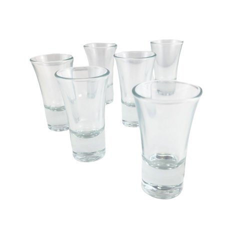 Cristar - Set 6 Vasos Licor Lord 54Ml Trago Corto Tequila
