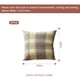 thumbnail image 2 of fundas de almohada a cuadros para exteriores e interiores, cuadradas, estilo granja, decoración del hogar, 45,7 x 45,7 cm, 2 of 5