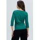 thumbnail image 3 of Polera Mujer Detalle Hombro Verde, 3 of 4