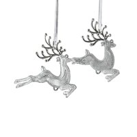 Bothyi - 2 Colgantes Acrílicos De Árbol De Navidad Para Decoración De Oficina, Año Nuevo, Fiesta En El Hogar