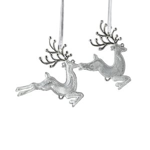 Bothyi - 2 Colgantes Acrílicos De Árbol De Navidad Para Decoración De Oficina, Año Nuevo, Fiesta En El Hogar