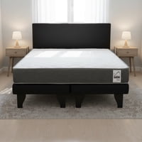 Home Factory - Cama Europea + Respaldo 2 Plazas Basic Inmuebles Dreams