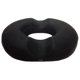 thumbnail image 1 of Cushion Kieba para tratamiento de hemorroides en forma de rosquilla, 45 cm, color negro, 1 of 5