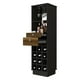 thumbnail image 2 of Bar Alto 2 Cajones 12 Botelleros Fm-002c - Cafe Oscuro Y Negro, 2 of 5