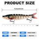 thumbnail image 2 of Señuelo de Pesca ReeMoo 13,5 cm Multiarticulado – Pack de 3, 2 of 7