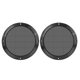 thumbnail image 1 of 2 unidades de rejilla protectora de malla metálica brillante para altavoz de audio de 7", subwoofer, bocina, rejilla circular decorativa, color negro, para coche., 1 of 7
