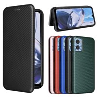 Funda Flip Para Foxdock Moto E22 4G/Moto E22I 4G - Funda Magnética De Negocios, Funda Protectora Delgada
