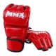 thumbnail image 2 of Guantes De Boxeo Medio Dedo Palmas Abiertas Para Grappling Sparring Adulto Unisex Rojo, 2 of 5