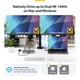 thumbnail image 4 of Estación de Acoplamiento StarTech USB4 Dual 4K 144Hz 100W PD, 4 of 9