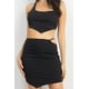 thumbnail image 4 of Conjunto de Top y Falda Asimétricos con Espalda Cruzada, 4 of 5