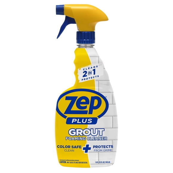 Beneficios 2 en 1 del limpiador espumoso para lechada Zep Plus R54212 946 ml