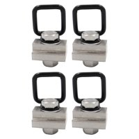 Magideal - 4 Piezas De Rieles Para Cubierta De Cama, Tuercas Con Ranura En T, Accesorios Para Rieles De Cama, Se Adapta A Tornillos Con Reemplazo De Rosca De 3/8