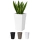 thumbnail image 1 of Maceta Bloem Finley de 25 pulgadas, cuadrada, de plástico, color blanco, 1 of 7