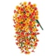 thumbnail image 2 of Flores artificiales colgantes de para decoración del hogar, plantas colgantes realistas, flores falsas para patio, césped, hogar y exteriores. Amarillo naranja, 2 of 5
