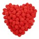 thumbnail image 1 of Pompones MORFEN 150 piezas 2,5 cm Rojo - Materiales de manualidades, 1 of 8