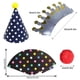 thumbnail image 3 of Sombreros en forma de cono para fiesta de cumpleaños de ElaKiss para niños y adultos, 3 of 8