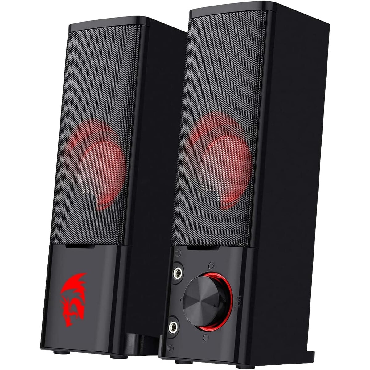 Parlantes Redragon Gs550 2.0 Usb 3.5mm Para Pc Gaming