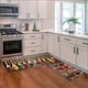 thumbnail image 2 of 1/2pcs Boho Anti Fatigue Kitchen Rugs, Vintage Absorbent Non Slip Cushioned Rugs, Stain Resistant Waterproof Long Strip Floor Mat, Comfort Standing Mats, Living Room Bedroom Bathroom Kitchen Sink Laun, 2 of 4