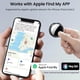 thumbnail image 2 of Etiqueta rastreadora AMZSMT Apple MFi certificada para Apple Find My, 2 of 7