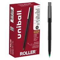 Bolígrafo Uni-Ball Roller Micro Punta 0.5 Mm Tinta Verde
