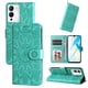 thumbnail image 1 of Funda tipo cartera FOXDOCK para Infinix Note 12 , diseño girasol en relieve, cuero PU, cierre magnético, soporte y tarjetero, 1 of 5