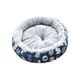 thumbnail image 3 of Gato Perro Cama Gatito Hut 45cm Redondo Felpa Para Gatos De Interior Mascotas Pequeñas Gato Azul, 3 of 5