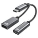 thumbnail image 5 of Adaptador USB C OTG Con Cable Trenzado De Carga Rápida PD 60W Para Portátil Gris, 5 of 5