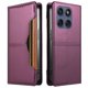 thumbnail image 1 of Funda Billetera para [Motorola Moto Edge 60 Fusion ] Tarjetero Magnético Soporte Morado, 1 of 6