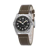 Reloj Hamilton Khaki Field Expedition Leather Strap Black Dial Automatic H70225830 100M Men'S Watch