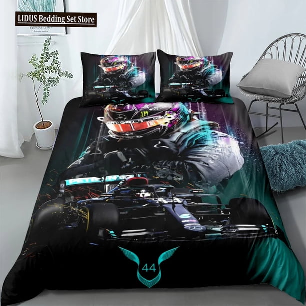 x2559 Bed SheetsGt Rally Duvet Cover Set Full Twin Size Bed Linen Set Cover With Pillowcase Custom 3-Piece Bedding Set (1 Duvet Cover + 2 Pillow Shams) nj2559