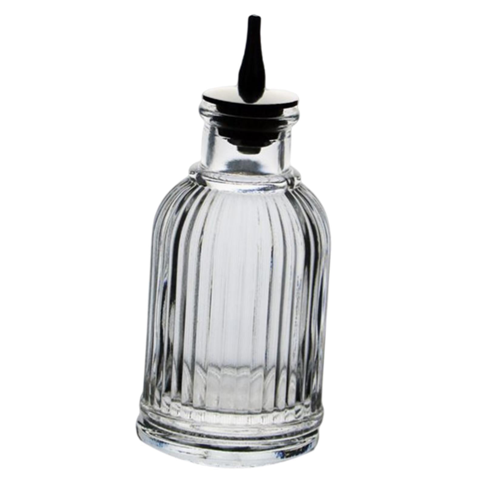 Magideal - Botella De Amargo De Vidrio, Botella De Vino De Exhibición, Botellas Decorativas, Utensilios De Bar De Cóctel, Herramienta De Barra De Vertido De Lico Ronda