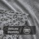 thumbnail image 4 of Manta de franela Blanket FY Fiber House con estampado de leopardo 3D, 4 of 7