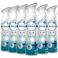 Aerosol Ambientador Febreze Air Mist Crisp Clean 240 Ml X6