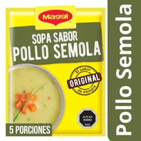 Sopa Sabor Pollo Con Sémola (5 Porciones) Sobre 68 G Maggi
