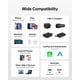 thumbnail image 5 of Cable USB C a USB C de 2 m y 60 W para iPhone 17 Galaxy S25, color blanco, 5 of 8