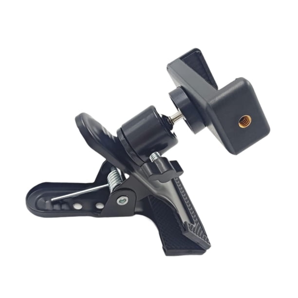 Abrazadera para trípode con cabezal esférico giratorio de 360 grados, accesorio compacto y profesional para cámara, adaptador de rosca de 1/4" Con soporte para teléfono