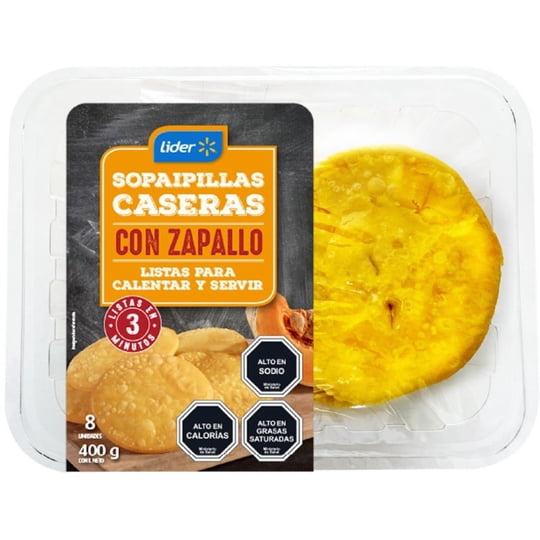 Sopaipillas Refrigeradas 8 Un 400 g Lider