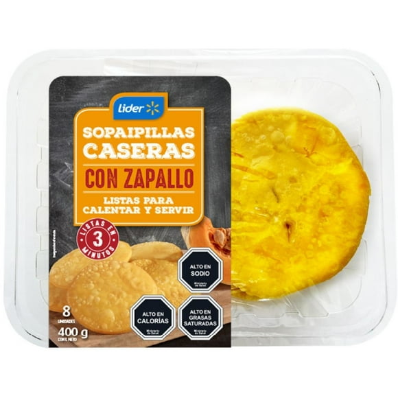 Sopaipillas Refrigeradas 8 Un, 400 g
