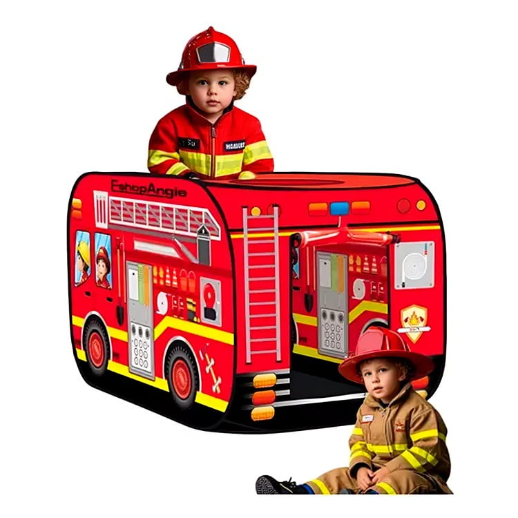 Genérico - Carpa Infantil De Bombero Plegable Para Niños Niñas Verano