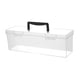 thumbnail image 1 of Caja De Herramientas Transparente Con Asa, Contenedor Para Llevar, Caja De Almacenamiento, Organizador, Color Negro, 35,8 X 12 X 10,8 Cm, 1 of 5