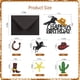 thumbnail image 4 of Decoraciones para tartas con diseño de vaquero, 25 unidades, diseño western, 4 of 7
