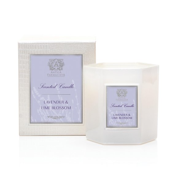 Vela Perfumada de Tres Mechas Antica Farmacista Lavanda Lima