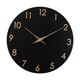 thumbnail image 4 of Reloj De Pared Silencioso Minimalista Arte De La Pared Decoración Para Cocina Hotel Cocina Isla Negro, 4 of 5
