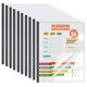 thumbnail image 1 of Carpetas de informe SOLARRA paquete de 20 transparentes A4/Letter, 1 of 9
